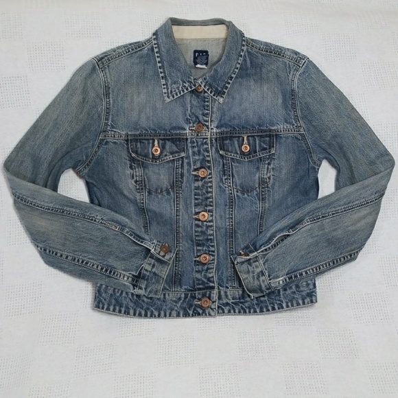 GAP Jackets & Blazers - Vintage Gap Denim Cropped Jacket Medium
